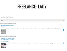 Tablet Screenshot of freelancelady.com